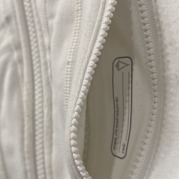 Lululemon Ivivva Girl Jacket white size 8 - Picture 5 of 11